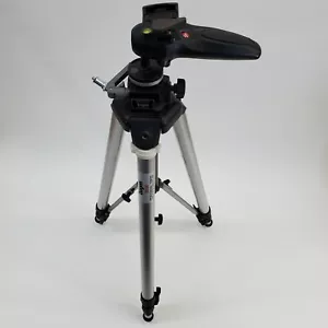 Bogen 3036 4-Aluminum Tripod w/Manfrotto 327RC2 Grip Ball/Joystick Head - Picture 1 of 16