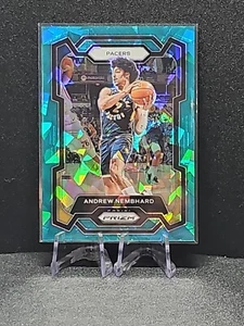 Andrew Nembhard 2023-24 Panini Prizm Teal Cracked Ice Prizm #211 SP /225 - Picture 1 of 2