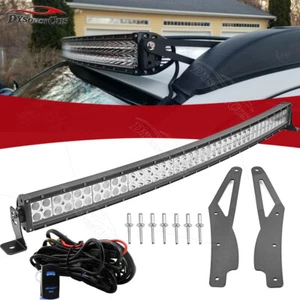Fit 13-21 Subaru Crosstrek w/ Rack 42" Curved Light Bar Upper Roof Bracket Kit - Picture 1 of 4