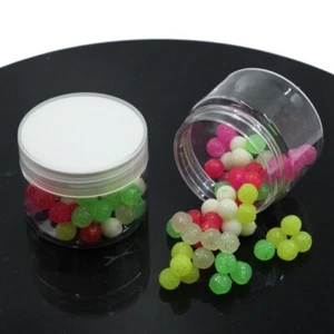 1 Bottle 60pcs Bead Soft Ball Bait Soft Round Floating Lure TPR Trout Bait - Bild 1 von 7