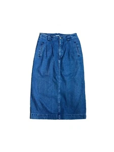 Hasting & Smith Womens Denim Skirt Size 12 Blue Jean Cotton Pencil Modest - Picture 1 of 4