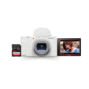 Sony ZV 1 II Vlog White Camera for Content Creators and Vloggers Bundle - Picture 1 of 7