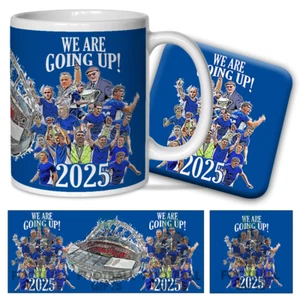 Oldham Athletic Promoted 2025 Mug & Coaster Set Great Oldham Fans Gift Set - Picture 1 of 1
