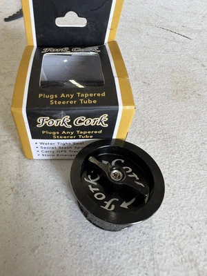 Miles Wide FORK CORK Steerer Plug Black Tapered Suspension - Image 1 of 4