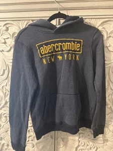 Abercrombie & Fitch Kid Size 15-17 Navy Sweatshirt - Picture 1 of 4