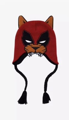 Marvel  - Deadpool Dogpool Tassel Beanie Nwt - Image 1 of 4