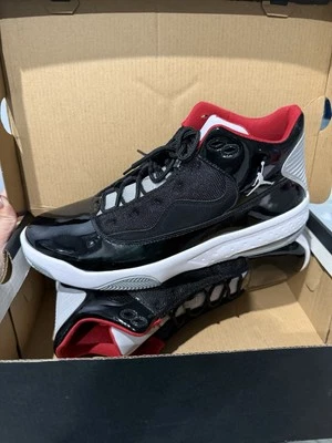 Nike Air Jordan Max Aura 2 Black-Gym Red-White-Wolf Grey Sz 11[CK6636-006] - Image 1 of 4