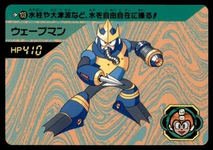 1992 Mega Man Capcom Rockman 5 Waveman Japanese #103 - Picture 1 of 2