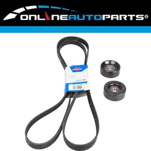 Engine Pulley & Belt Kit for Commodore VE VZ V6 3.6L LE0 LY7 LW2 LLT 2004~2011 - Picture 1 of 1