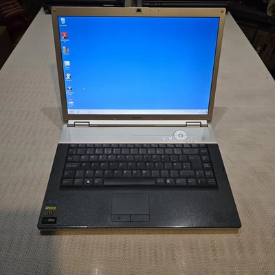 Sony Vaio VGN-FZ21M, model PCG-391M, Core Duo, 15.4", Windows 7, 200Gb HDD (274) - Image 1 of 4