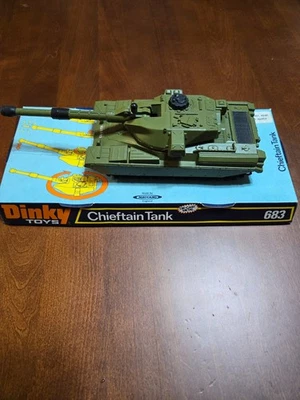 VINTAGE DINKY TOYS 683 USA CHIEFTAIN TANK - Image 1 of 4