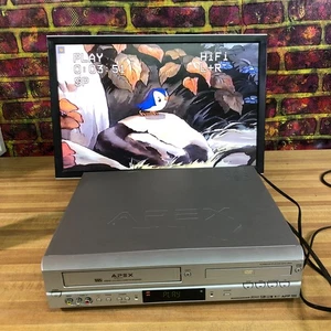 Combo reproductor de DVD APEX ADV-3800 VCR VHS 4 cabezales ¡SIN CONTROL REMOTO funciona! - Imagen 1 de 9