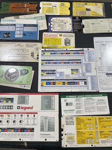Lot 16 Slide Rule Calculator Tables Engineering Electrical GE Gripulator Saws - Picture 1 of 16