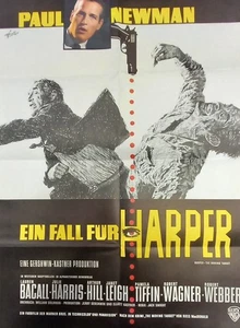 Movie Poster " Ein Fall for Harper ", Folded, Good Condition, 1966 - Picture 1 of 3