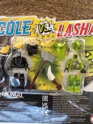 LEGO Ninjago Cole vs. Lasha 2 Minifigura Blister Pack Set - Exclusivo de Europa Foto 1 de 3