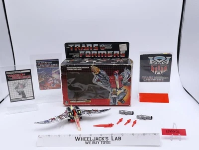 Swoop 100% Complete W/BOX 1985 Vintage Hasbro G1 Transformers Action Figure - Image 1 of 4