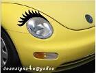 VW mini cooper black Eyelashes Car volkswagen light any oval round headlight USA