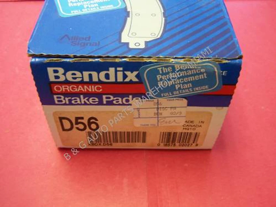 Bendix Canada D56 Front Organic Pads fit Volvo 145 160 240 242 244 245 260 264 5 - Image 1 of 2