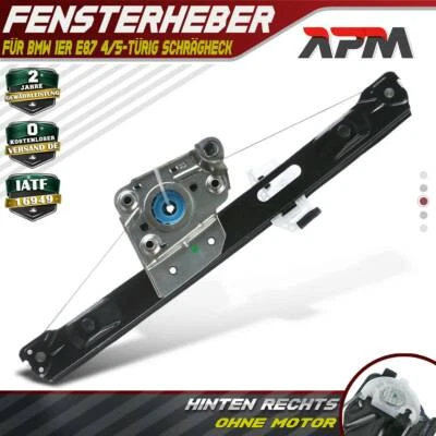 Fensterheber Hinten Rechts für BMW 1er E87 4/5-Türer Schrägheck - Bild 1 von 4