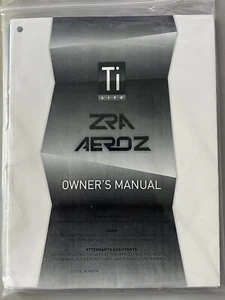 Tilite ZRA , Aero Z owner manual - Picture 1 of 1