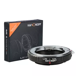 K&F Concept Lens Mount Adapter for Leica M Mount Lens to Nikon F camera Body - Picture 1 of 10