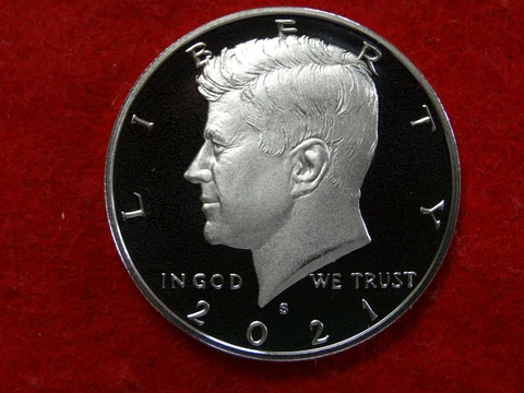 2021 S KENNEDY  PROOF+  CLAD HALF DOLLAR   ITEM #26R Cover