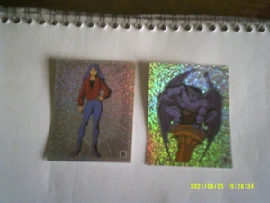 8 IMAGES PANINI AUTOCOLLANTES BRILLANTES ANGES DE LA NUIT GARGOYLES 1996 - Imagen 1 de 4