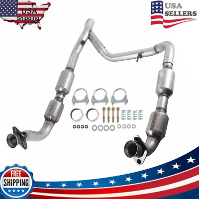 CATALYTIC CONVERTER SET FOR 1998-2000 FORD F-150 5.4L V8 US STOCK - Image 1 of 4
