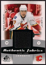 2010-11 SP Game Used Authentic Fabrics #AFRB Rene Bourque (Calgary Flames)