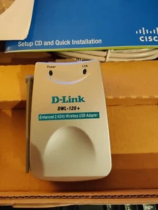 NEW D-Link DWL-120 11 Mbps Wireless USB Network Adapter - Photo 1/2