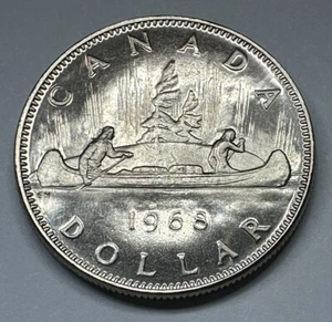 1968 Canadian Dollar Proof-Like Coin Uncirculated Directly from Set - Picture 1 of 4