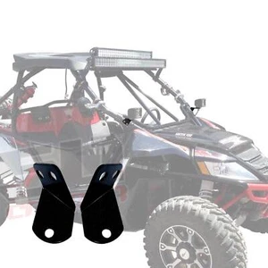 Arctic Cat Wildcat Pod Light Brackets Bolt on A-Pillar LED Mounts Made in USA - Bild 1 von 10