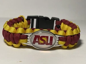 Arizona State Sun Devils NCAA Paracord Bracelet NEW - Picture 1 of 2