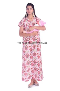 Maternity Nursing Women Pregnant Floral Breastfeeding Summer Maternity Dresses - Picture 1 of 7