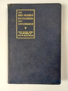 The Bible Reader's Encyclopedia and Concordance Rev. W. M. Clow 1956 Collins - Picture 1 of 13