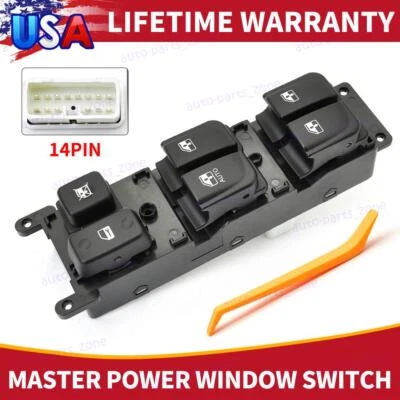 Front Left Power Window Master Switch For Hyundai Sonata 2005-2007 935703K010 - Image 1 of 4