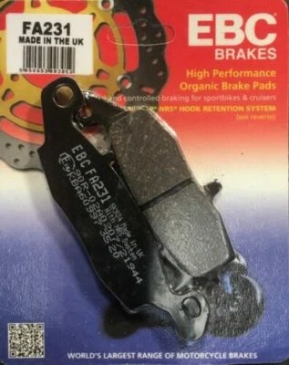 ADEQUADO PARA PASTILHAS DE FREIO DIANTEIRAS KAWASAKI ZR 750 zephyr, ZR-7, ZR-7S, Z750, Z 750S FA231 - Imagem 1 de 2