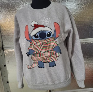 Felpa Pullover Natalizio Disney Stitch - Donna S - Lilo & Stitch - Vacanze - Foto 1 di 4