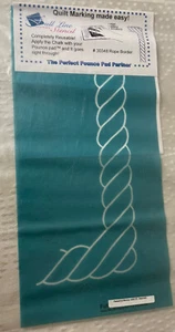 Full Line QUILT Stencil Rope Border #30348 Use w/Pounce Quilt Marking Reusable - Picture 1 of 3