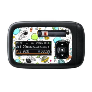 Aufkleber / Accu-Chek Insight Sticker - Weltraum | Diasticker® - Picture 1 of 1