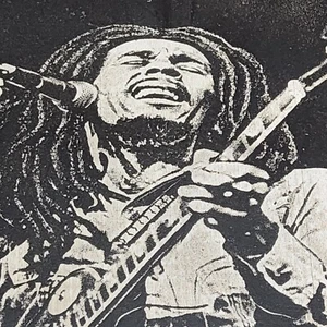 Laser bob marley etched portrait 5x5 guitar jamaican icon legend rasta artwork - Picture 1 of 10