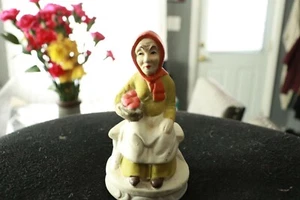 Vintage Woman Figurines Figures Fruit Pipe - Picture 1 of 9