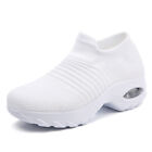 Women Casual Sneakers Air Cushion Slip on Orthopedic Walking Elastic Cuff Shoes