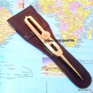 Brass Divider Proportional Drafting Tool 6 Scientific Engineer Divider With Case - Picture 1 of 5