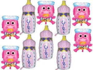 10x Folienballon Set Baby Girl Schaf Helium Ballon Luftballon Kindergeburtstag - Bild 1 von 1