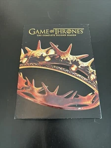 Game of Thrones Complete Second Season DVD 2013 5-Disc Box Set - Picture 1 of 3