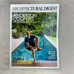 Architectural Digest Magazine August 2016 Anderson Cooper's Brazilian Paradise - Picture 1 of 4