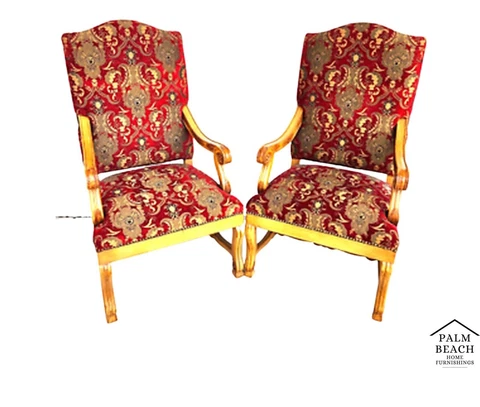 Vintage Accent Armchairs Italian Venetian Style By ANDRE ORIGINALS Cover