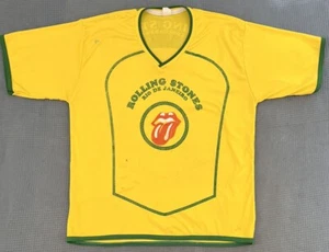 Vintage Rolling Stones Brasilien Copacabana 2006 Tour gelb Konzert Shirt XL SELTEN - Bild 1 von 8