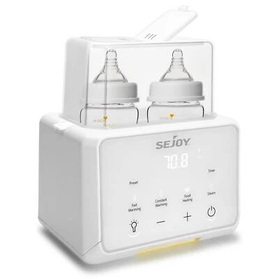 SEJOY 6-in-1 Baby Flaschenwärmer Babykostwärmer Babyflaschenwärmer Sterilisator